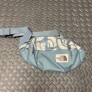 North Face Lumbar Waist Pack Side Strap Bag Blue
